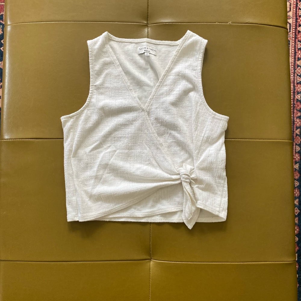 Tie-Front Wrap Top by Madewell
